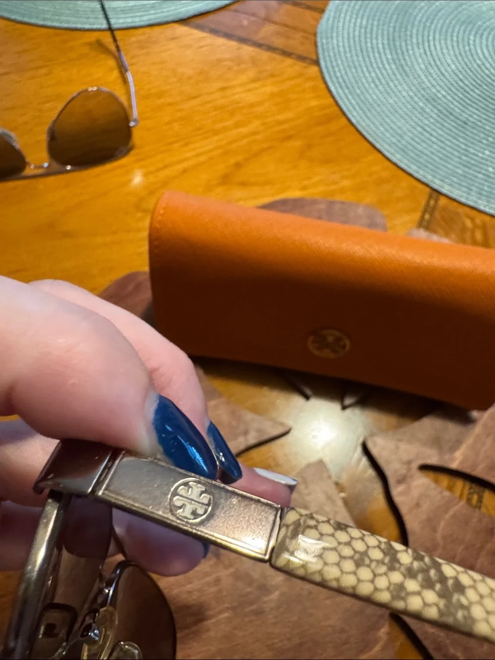 Tory Burch Brown Sunglasses with Brown Case